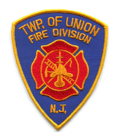 Union Township Fire Division Patch New Jersey NJ