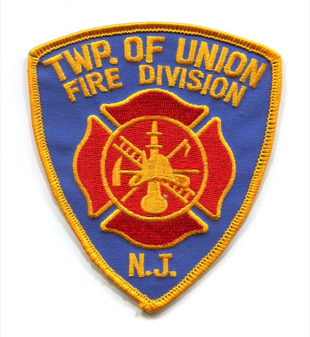 Union Township Fire Division Patch New Jersey NJ