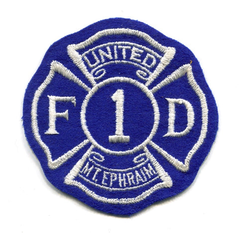 United Fire Department 1 Mount Ephraim Patch New Jersey NJ