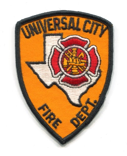 Universal City Fire Department Patch Texas TX