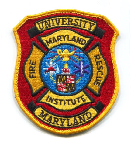 University of Maryland Fire and Rescue Institute Patch Maryland MD