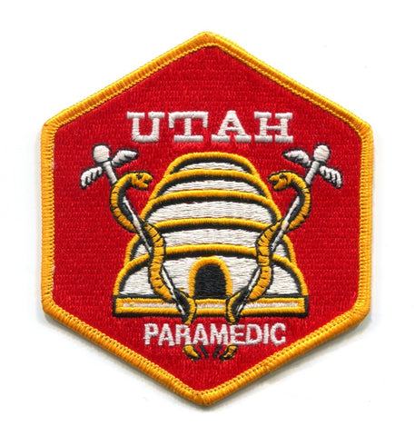 Utah State Paramedic EMS Patch Utah UT