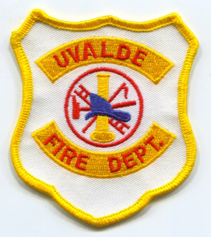Uvalde Fire Department Patch Texas TX