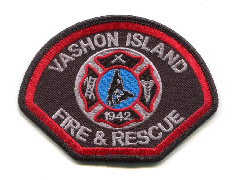 Vashon Island Fire and Rescue Department Patch Washington WA
