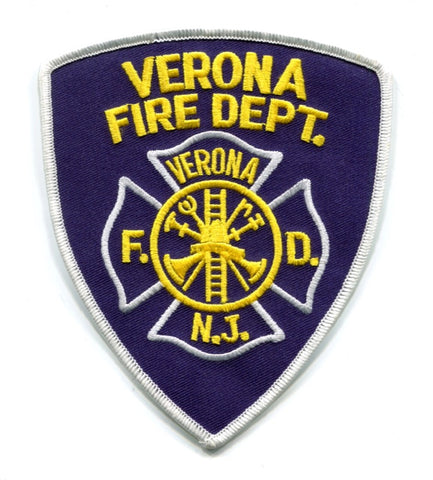 Verona Fire Department Patch New Jersey NJ