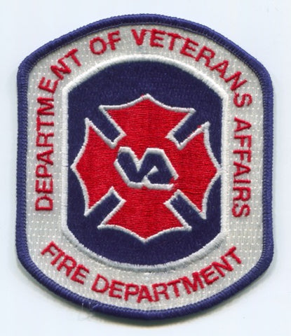 Department of Veterans Affairs VA Fire Department Patch No State Affiliation