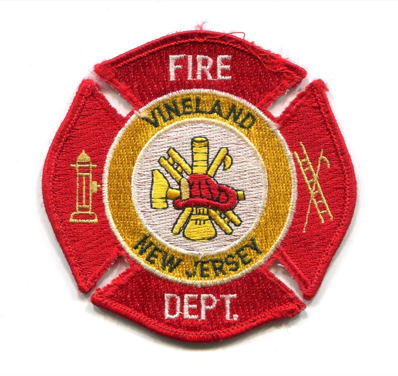 Vineland Fire Department Patch New Jersey NJ