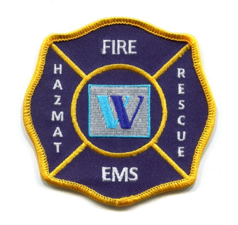 Westlake Chemical Corporation Fire Department Patch Louisiana LA