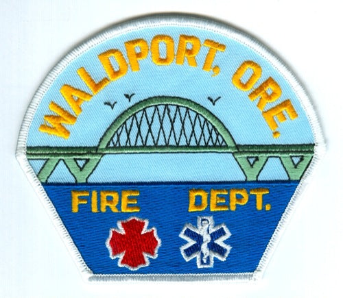 Waldport Fire Department Patch Oregon OR