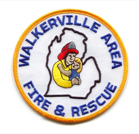 Walkerville Area Fire and Rescue Department Patch Michigan MI