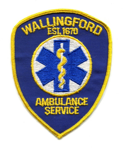 Wallingford Ambulance Service EMS Patch Connecticut CT