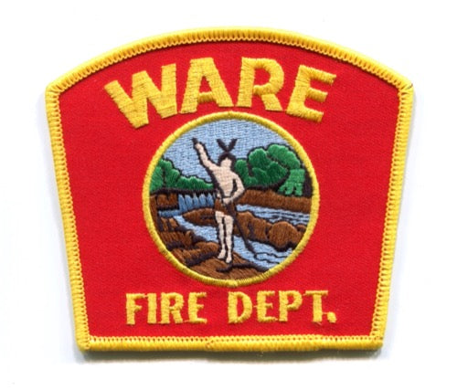 Ware Fire Department Patch Massachusetts MA
