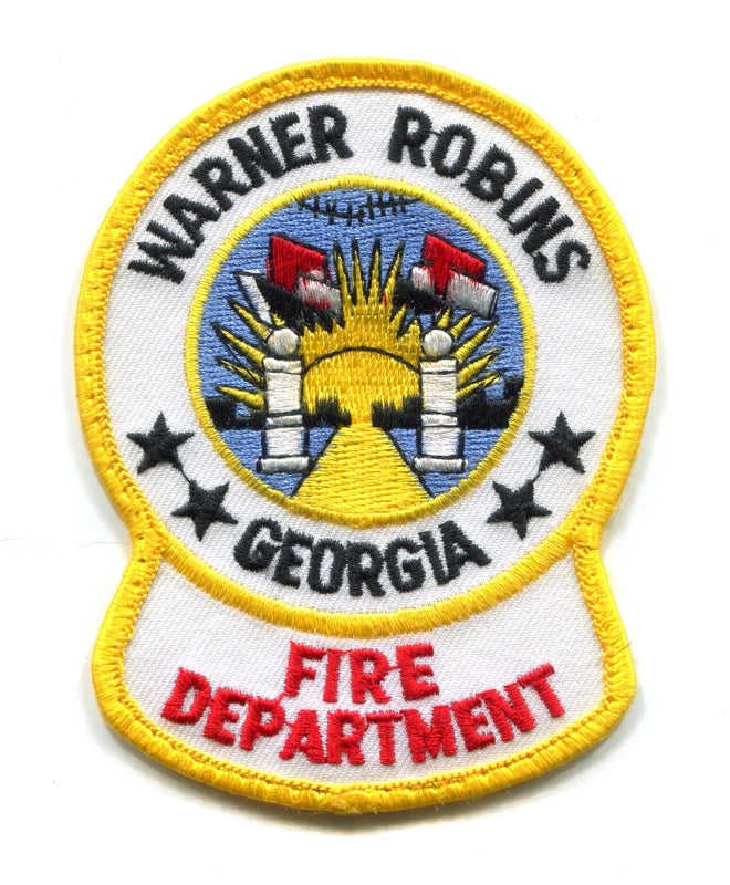Warner Robins Fire Department Patch Georgia GA