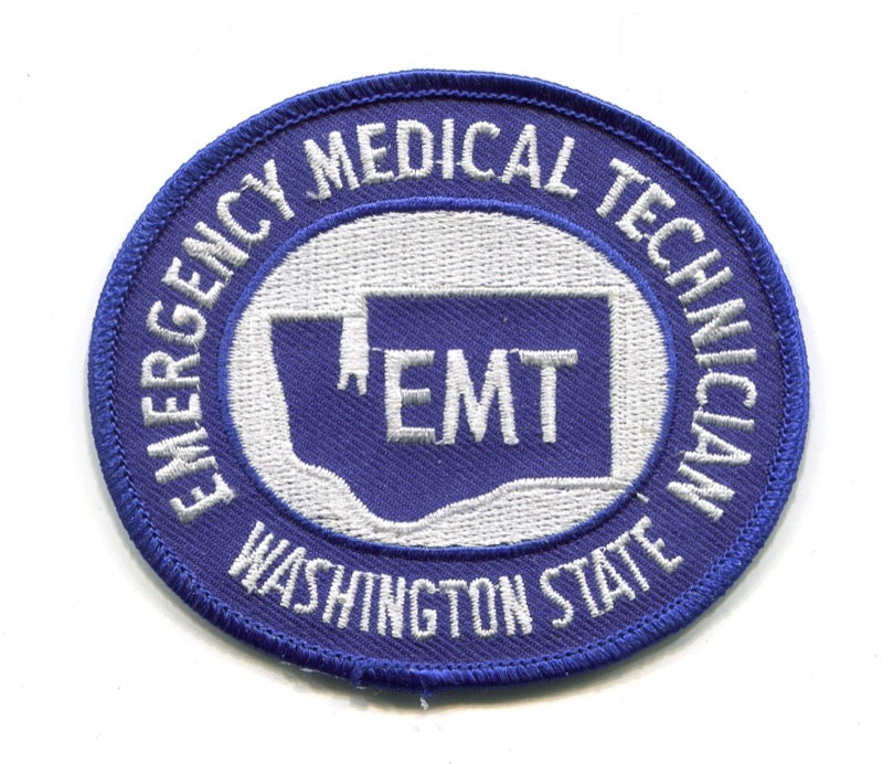 Washington State Emergency Medical Technician EMT EMS Patch Washington WA