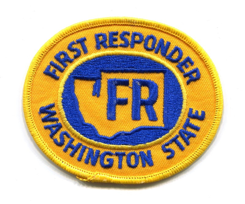 Washington State First Responder EMS Patch Washington WA