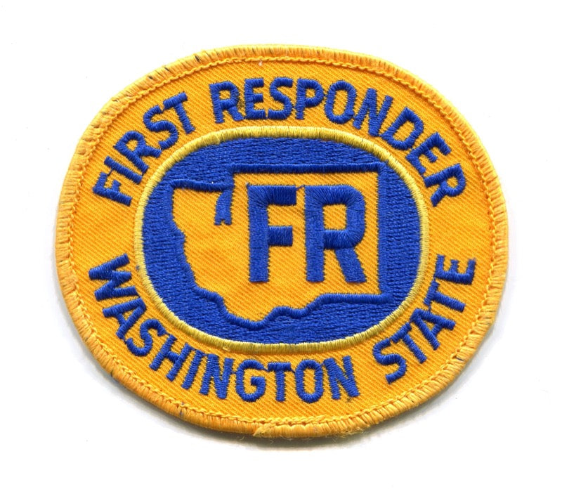 Washington State First Responder EMS Patch Washington WA