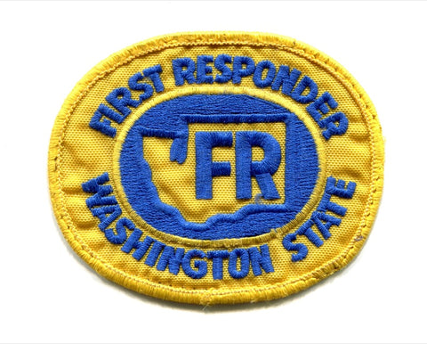 Washington State First Responder EMS Patch Washington WA