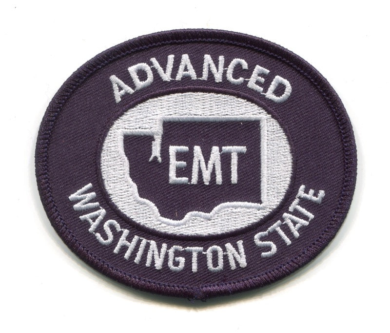 Washington State Advanced Emergency Medical Technician A-EMT EMS Patch Washington WA