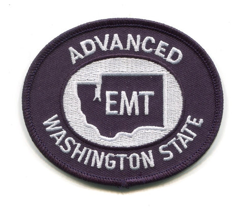Washington State Advanced Emergency Medical Technician A-EMT EMS Patch Washington WA