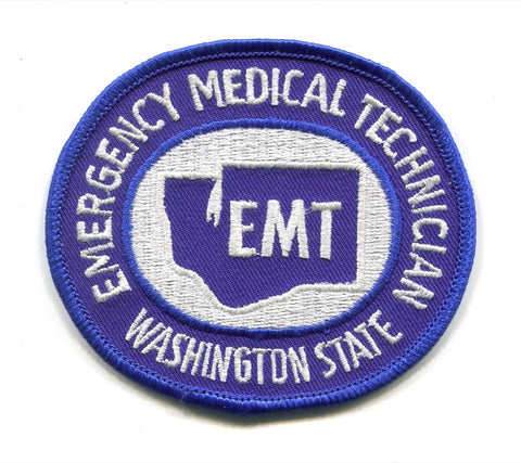 Washington State Emergency Medical Technician EMT EMS Patch Washington WA