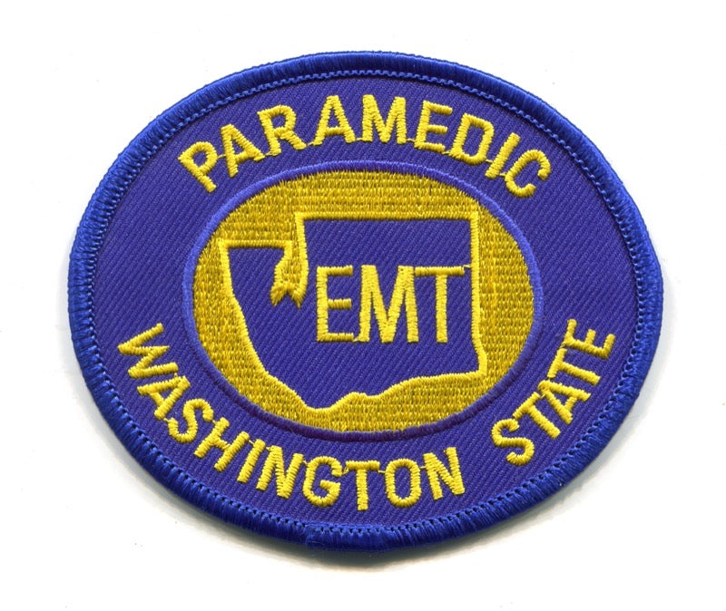 Washington State Emergency Medical Technician EMT Paramedic EMS Patch Washington WA