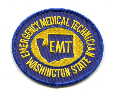 Washington State Emergency Medical Technician EMT EMS Patch Washington WA