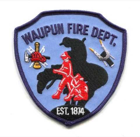 Waupun Fire Department Patch Wisconsin WI