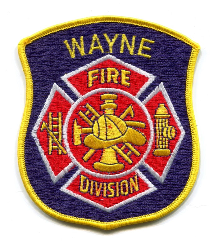 Wayne Fire Division Department Patch Michigan MI