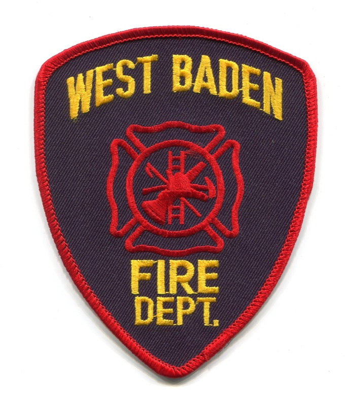 West Baden Fire Department Patch Indiana IN