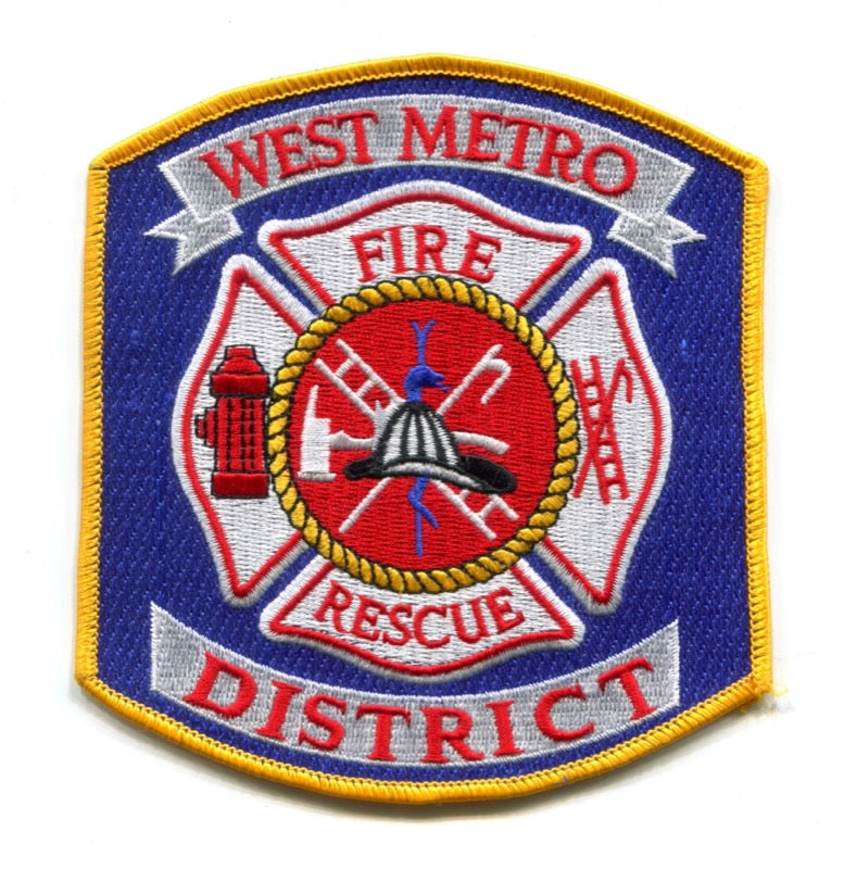 West Metro Fire Rescue District Patch Minnesota MN