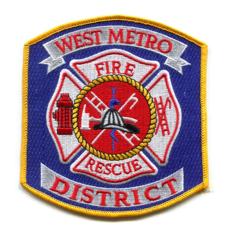 West Metro Fire Rescue District Patch Minnesota MN
