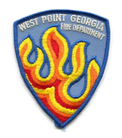 West Point Fire Department Patch Georgia GA