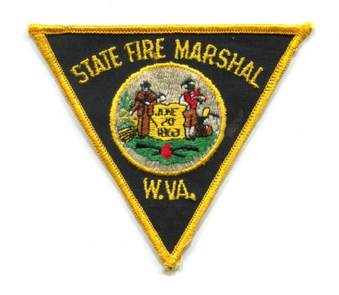 West Virginia State Fire Marshal Patch West Virginia WV