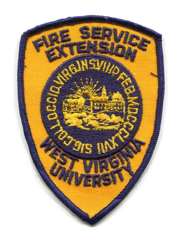 West Virginia University Fire Service Extension Patch West Virginia WV