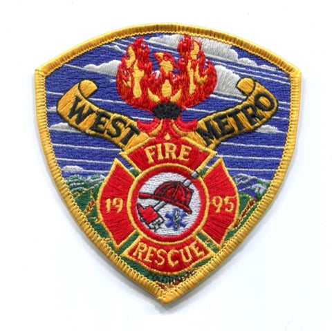 West Metro Fire Rescue Department Patch Colorado CO