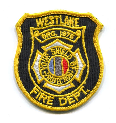 Westlake Fire Department Patch Texas TX