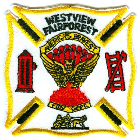 Westview Fairforest Fire Department Patch South Carolina SC