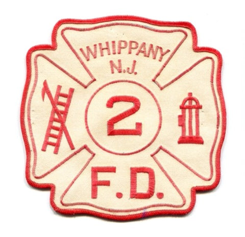 Whippany Fire Department 2 Patch New Jersey NJ