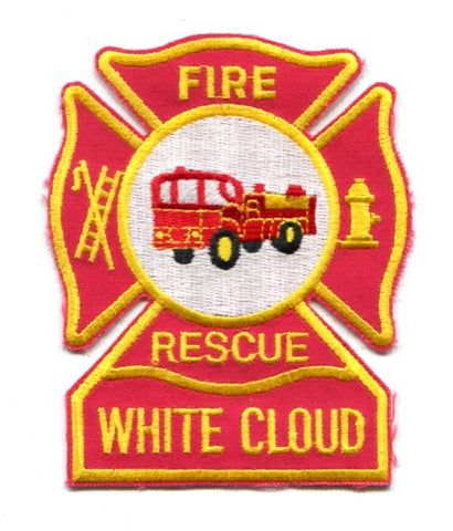 White Cloud Fire Rescue Department Patch Michigan MI