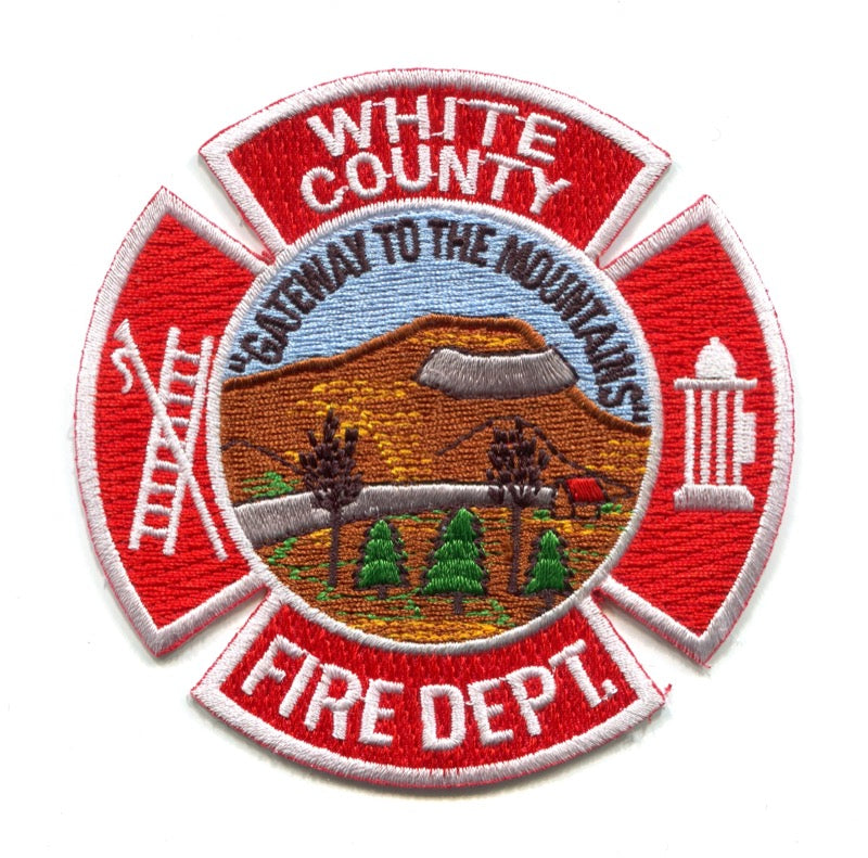 White County Fire Department Patch Georgia GA v2