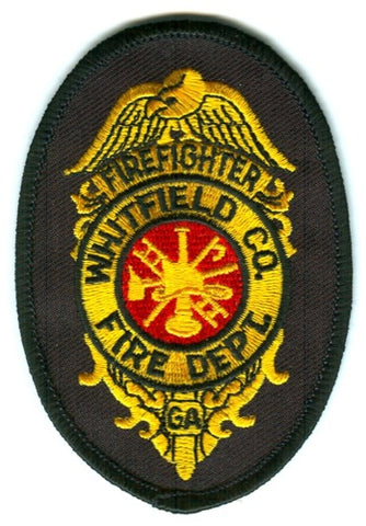 Whitfield County Fire Department Firefighter Patch Georgia GA