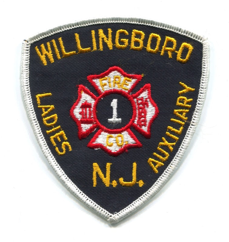 Willingboro Fire Company 1 Ladies Auxiliary Patch New Jersey NJ