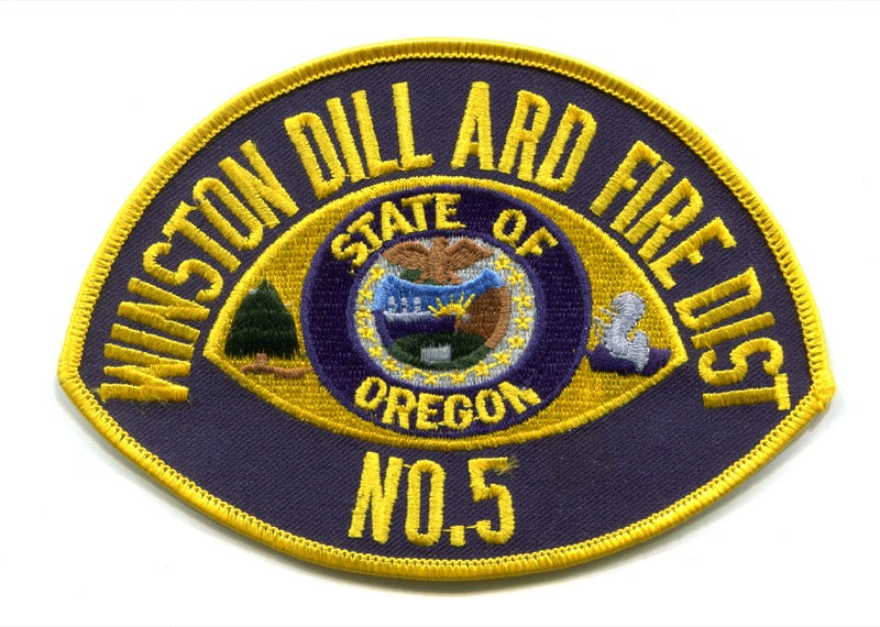 Winston Dillard Fire District 5 Patch Oregon OR