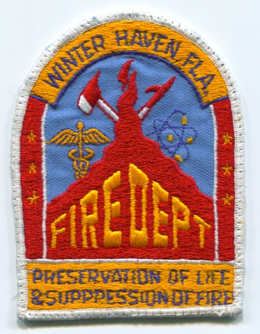 Winter Haven Fire Department Patch Florida FL