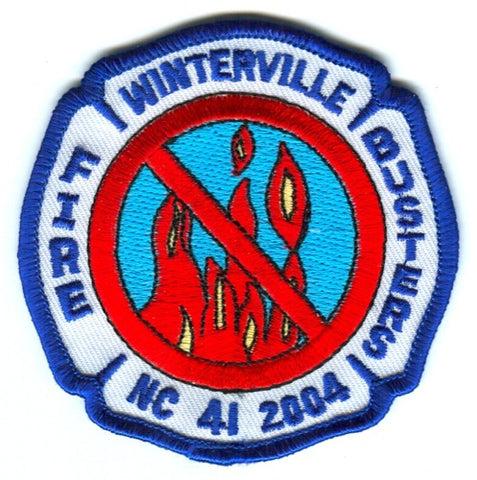 Winterville Fire Department Fire Busters 41 Patch North Carolina NC