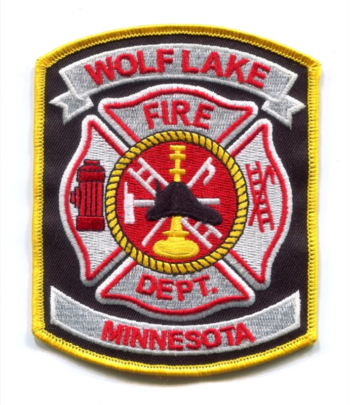 Wolf Lake Fire Department Patch Minnesota MN