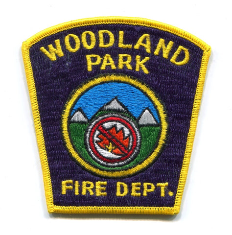 Woodland Park Fire Department Patch Colorado CO
