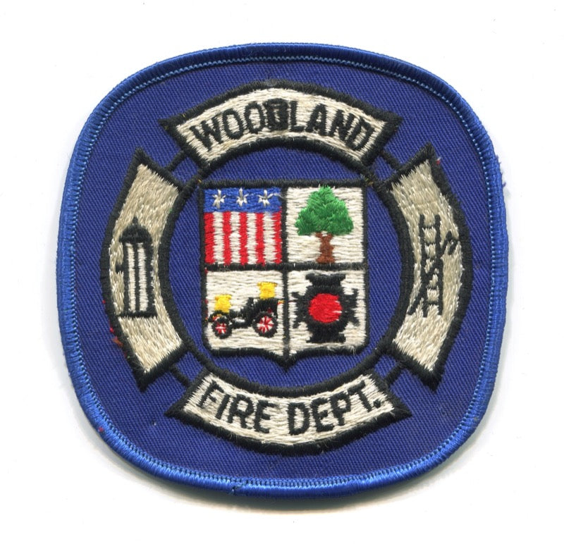 Woodland Fire Department Patch California CA