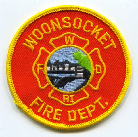 Woonsocket Fire Department Patch Rhode Island RI