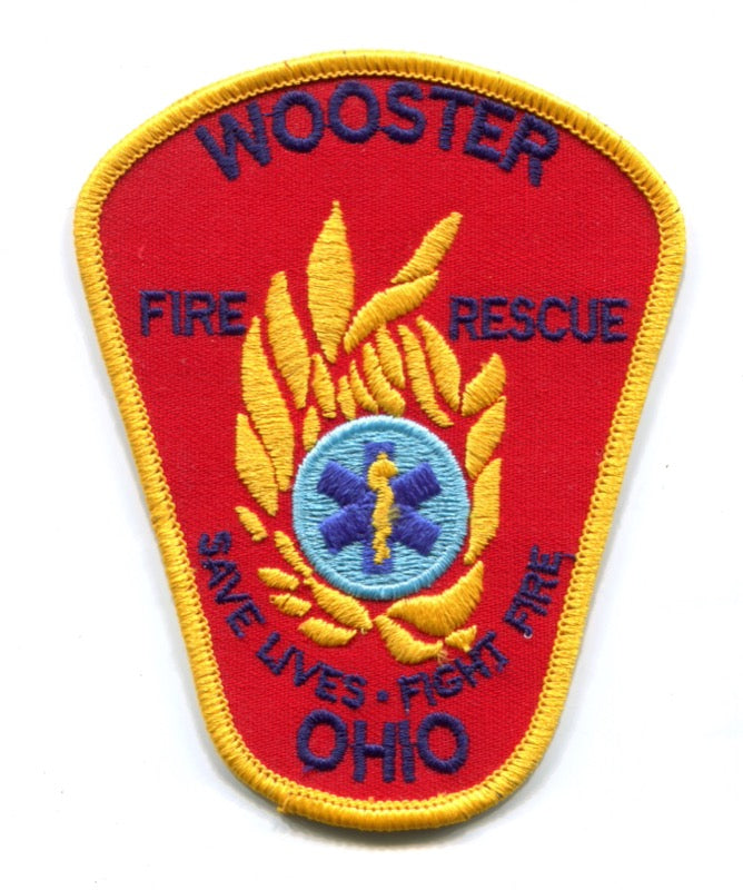 Wooster Fire Rescue Department Patch Ohio OH